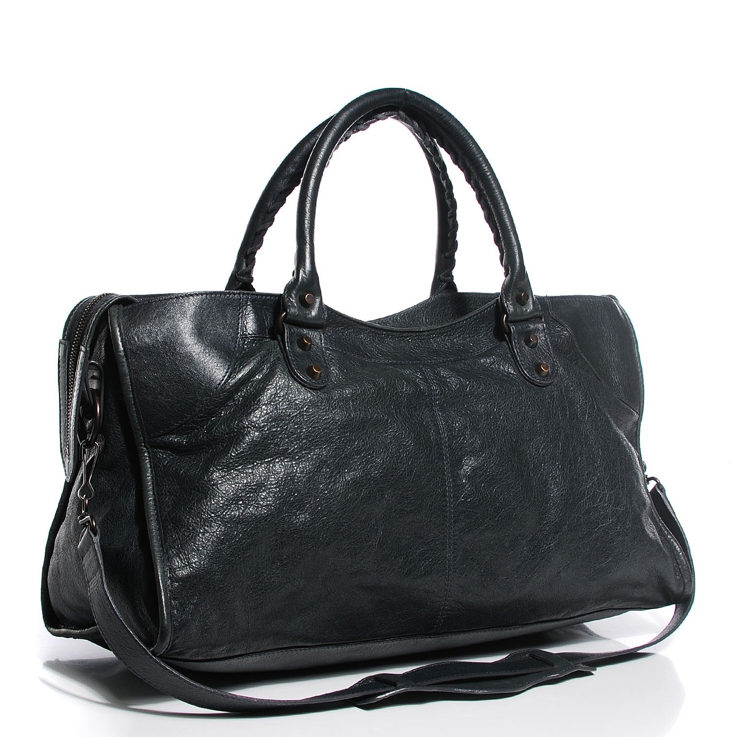 Balenciaga Agneau Classic Hardware Part Time Anthracite 3 of 15
