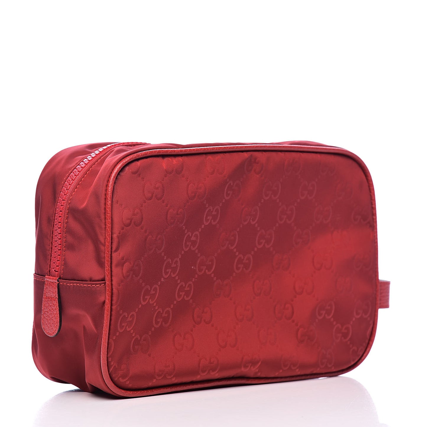 Nylon Monogram Dolmias Pouch Vibrant Red