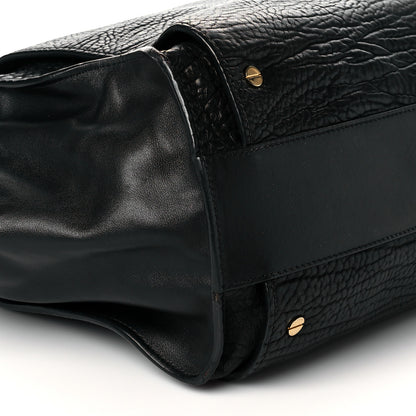 Chloe Pebbled Calfskin Dree Shoulder Bag Black 7 of 9