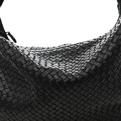 Bottega Veneta Nappa Intrecciato Fuzzy Maxi Veneta Hobo Black 9 of 14