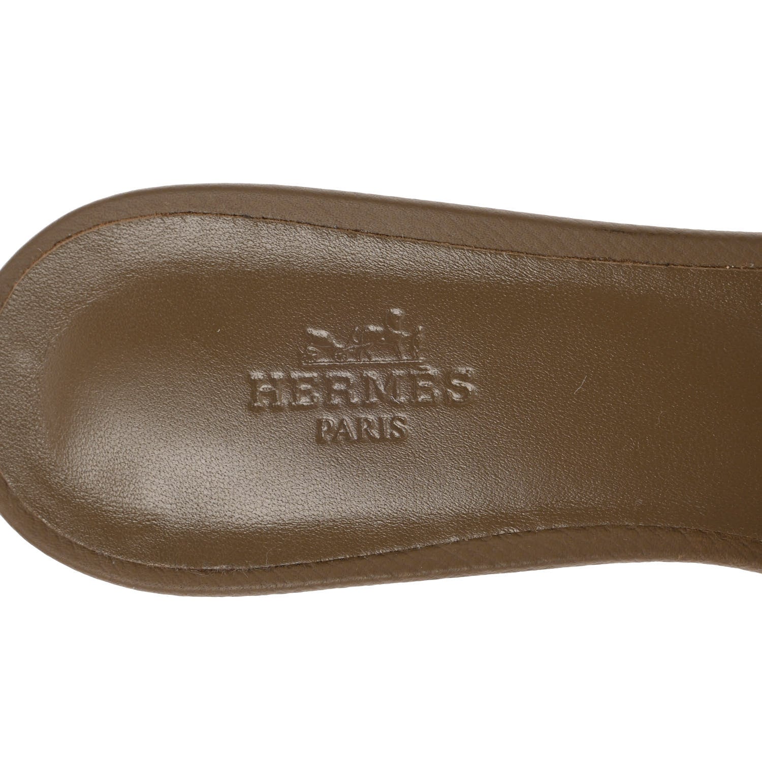 Hermes Epsom Oasis Sandals 38 Etoupe 12 of 18