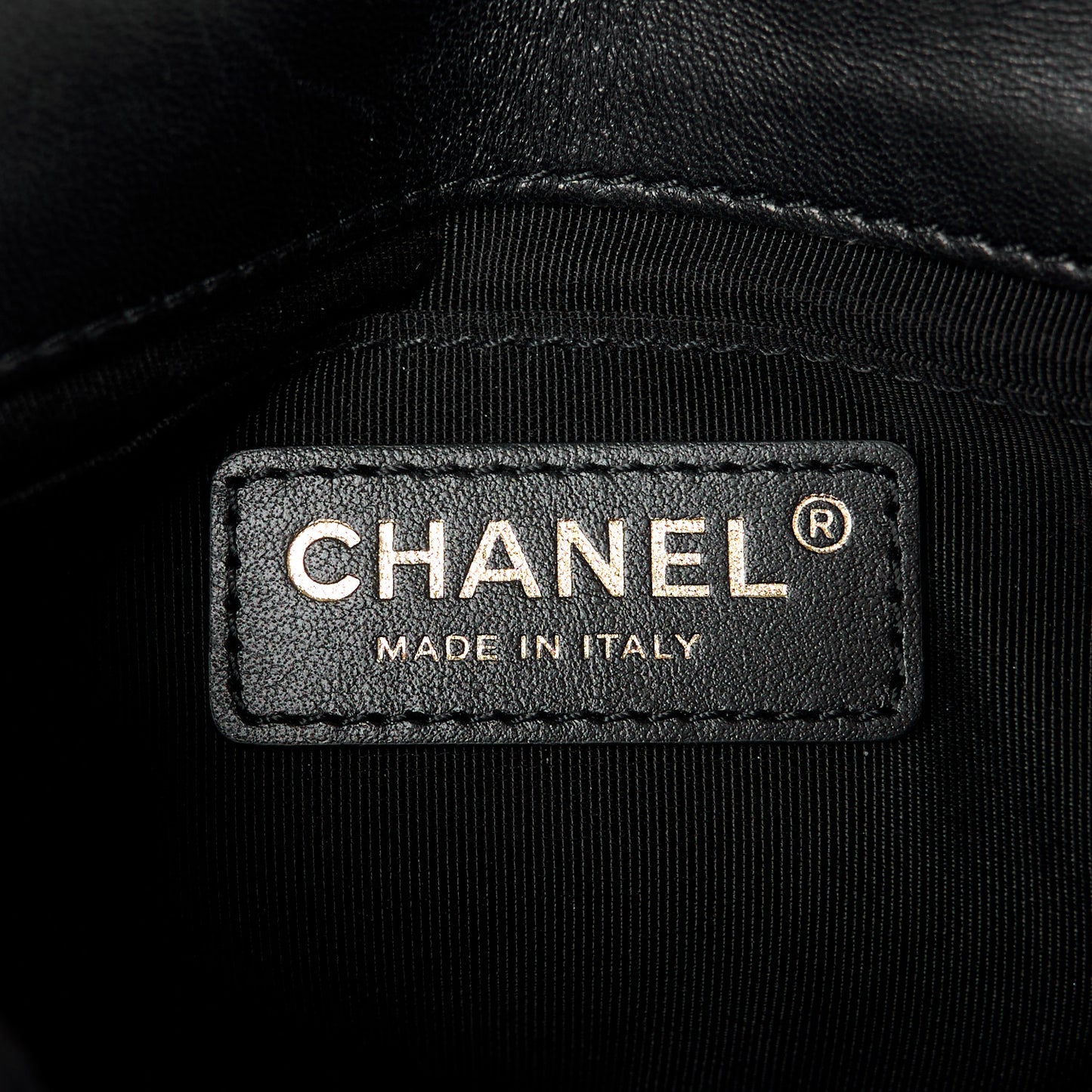 Lambskin Quilted Mini My Precious Flap Black