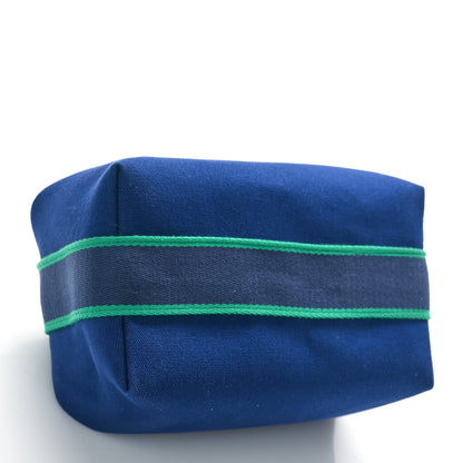 Hermes Canvas Large Bride-A-Brac Pouch Marine 4 of 9