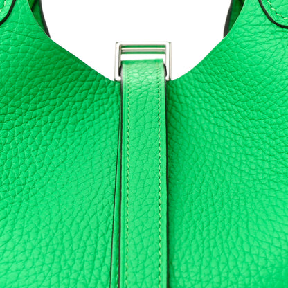 Hermes Taurillon Clemence Picotin Lock 18 PM Vert Comics 8 of 13