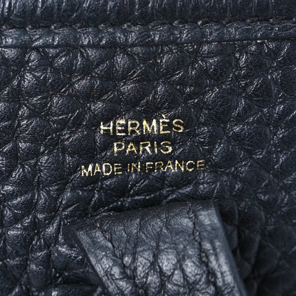 Hermes Taurillon Clemence Evelyne TPM Black 6 of 11