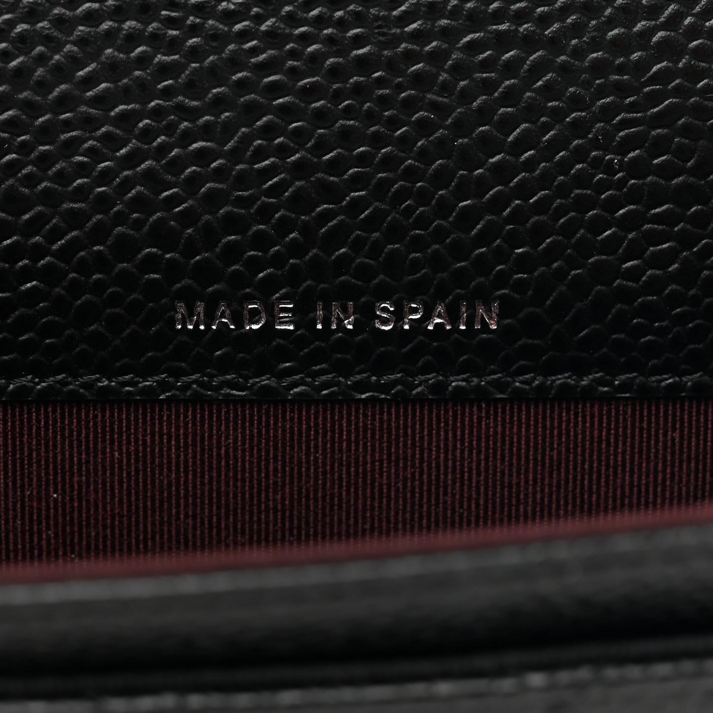 Caviar Quilted Flap Card Holder Black