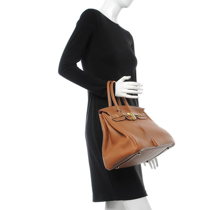 Hermes Togo Birkin 35 Gold 2 of 36