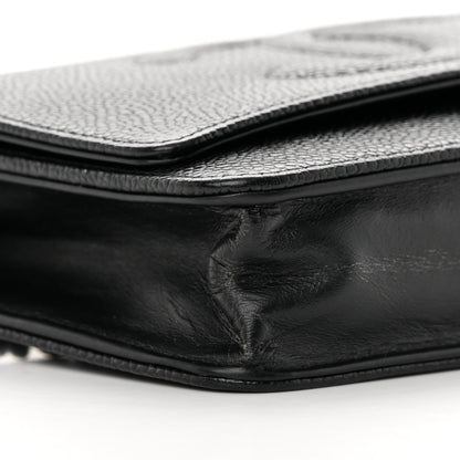 Chanel Caviar Timeless CC Wallet on Chain WOC Black 16 of 17