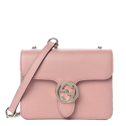Gucci Dollar Calfskin Small Interlocking G Shoulder Bag Soft Pink 1 of 10