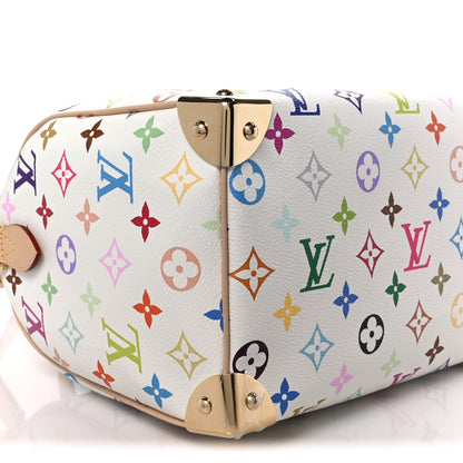 Louis Vuitton LV X TM Monogram Multicolor Speedy Bandouliere 25 White 9 of 10