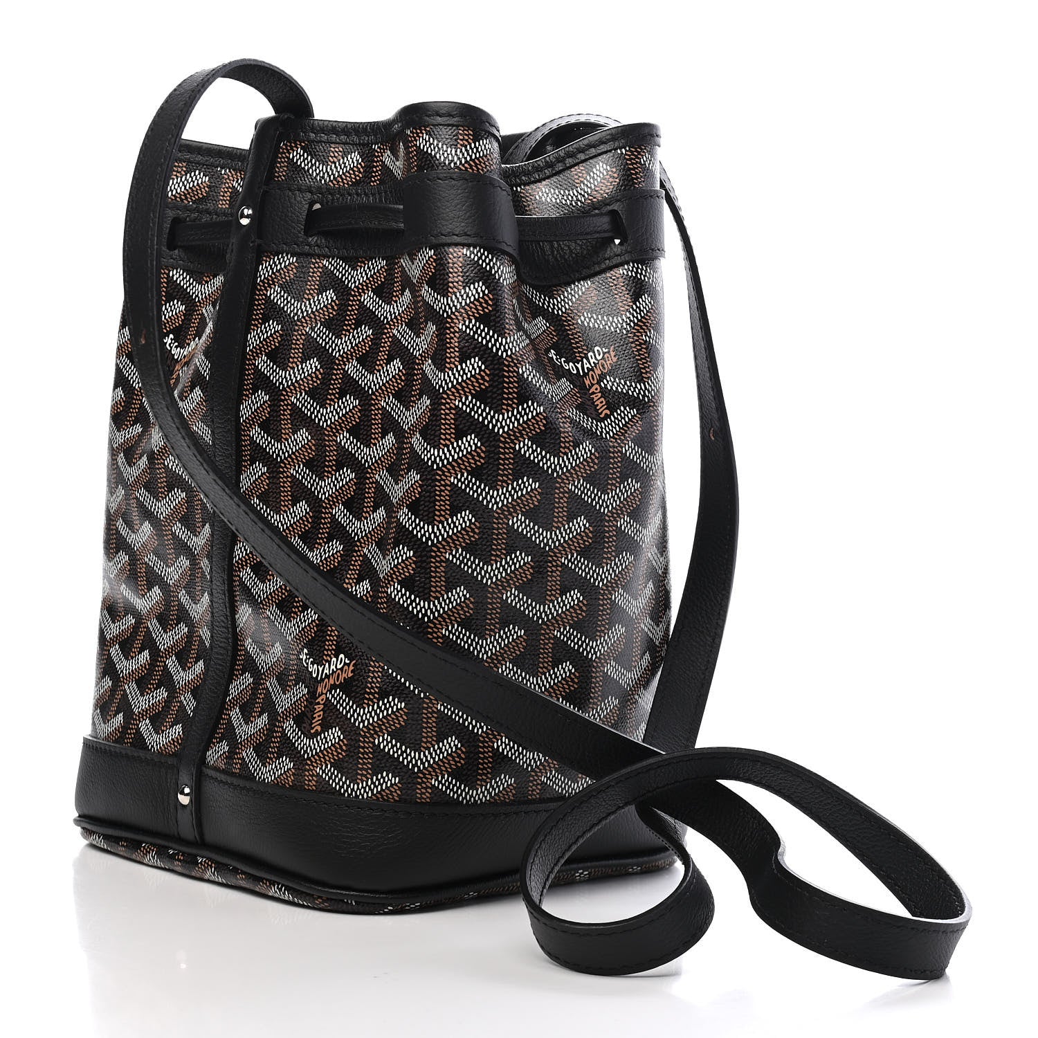 Goyard Goyardine Petit Flot Bucket Bag PM Black 2 of 8