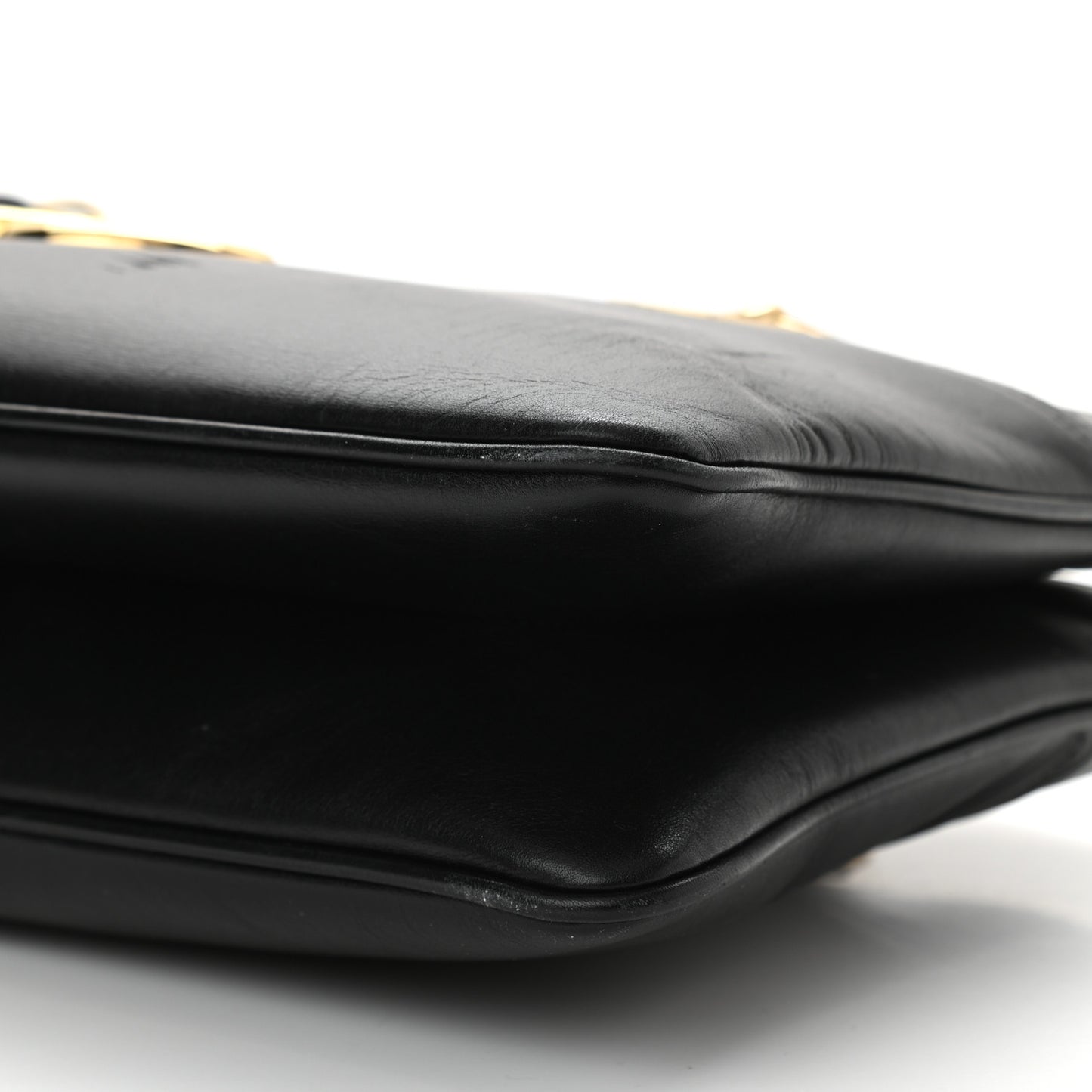 Vitello Palmellato Lux Large Arli Top Handle Bag Black