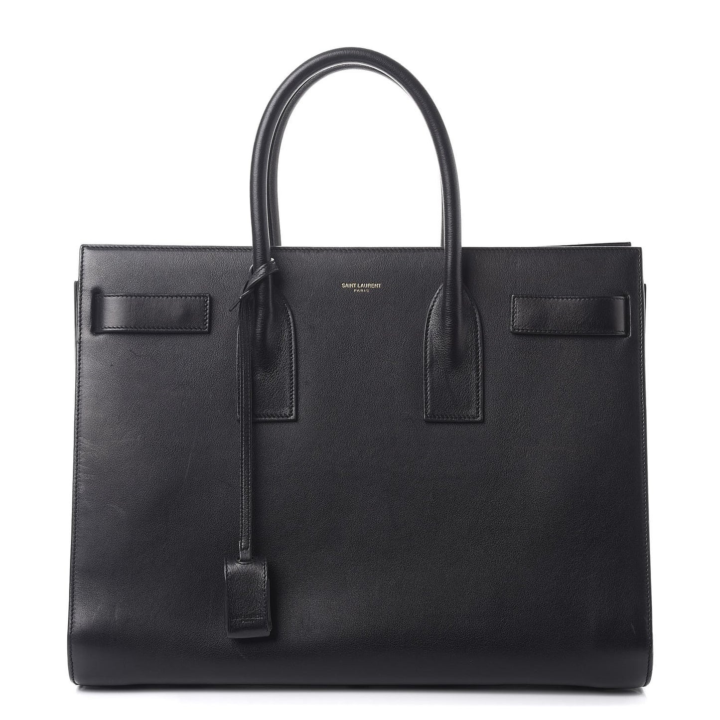Calfskin Large Sac De Jour Carryall Black