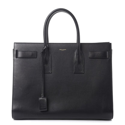 Saint Laurent Calfskin Large Sac De Jour Carryall Black 1 of 14