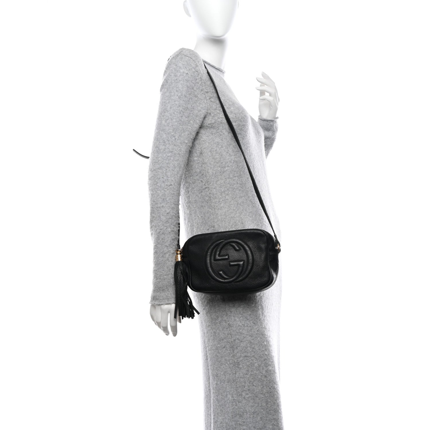 Gucci Pebbled Calfskin Small Soho Disco Bag Black 2 of 23