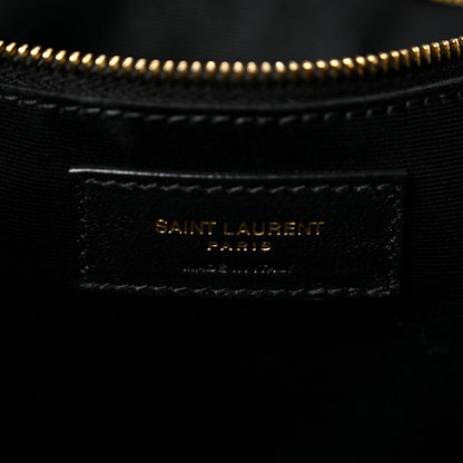 Saint Laurent Lambskin Quilted Maxi Icare Shopping Tote Black 7 of 16