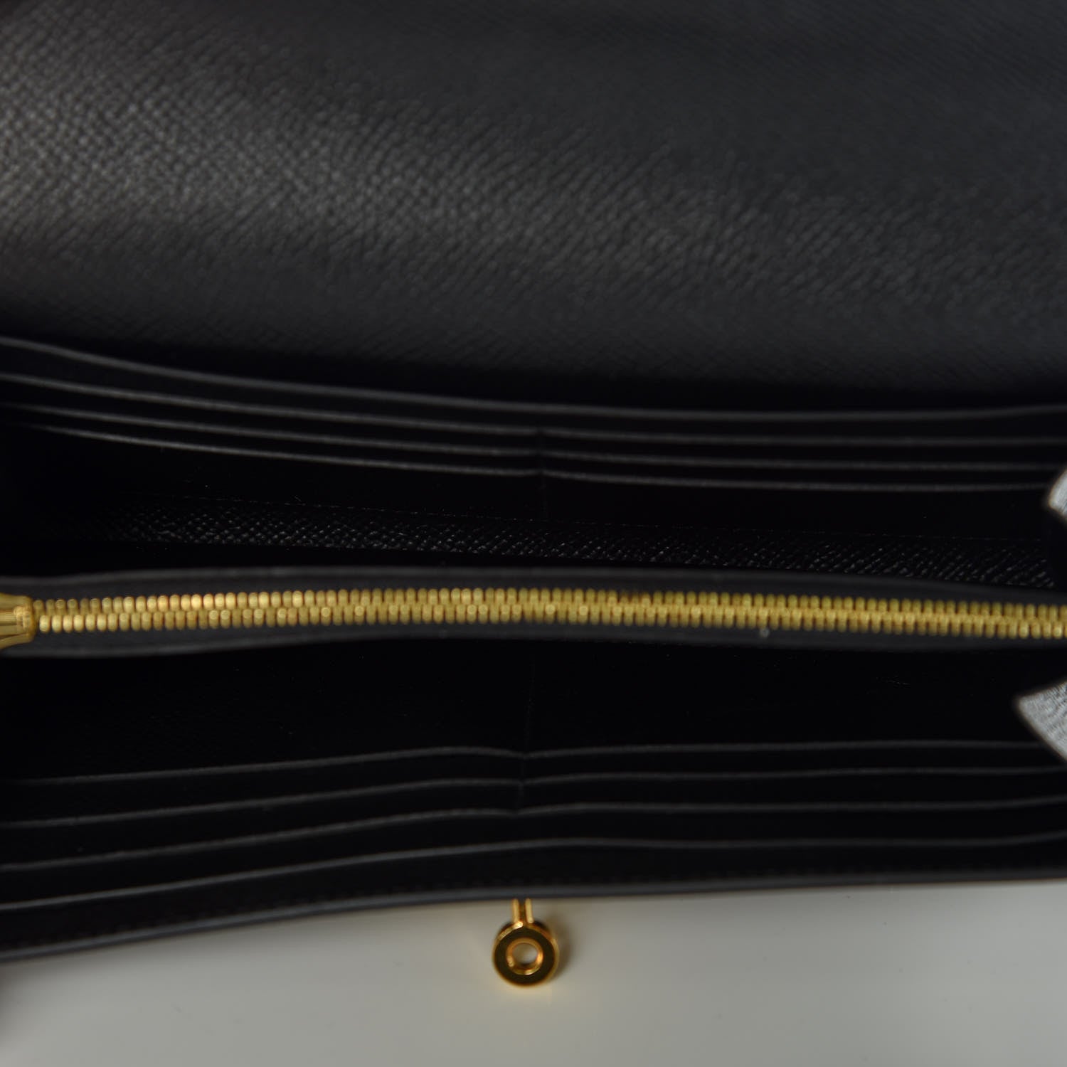 Hermes Epsom Kelly Longue Wallet Black 7 of 9