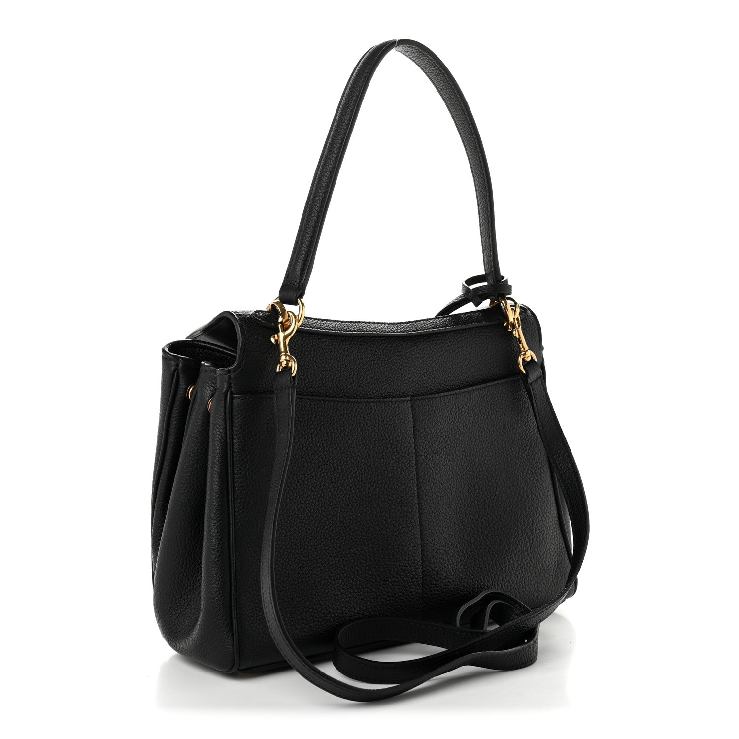 Balenciaga Grained Calfskin Small Rodeo Top Handle Handbag Black 3 of 10
