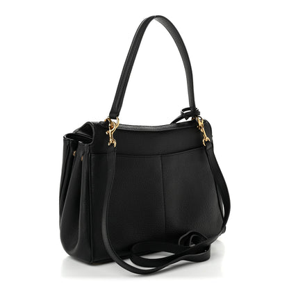 Balenciaga Grained Calfskin Small Rodeo Top Handle Handbag Black 3 of 10