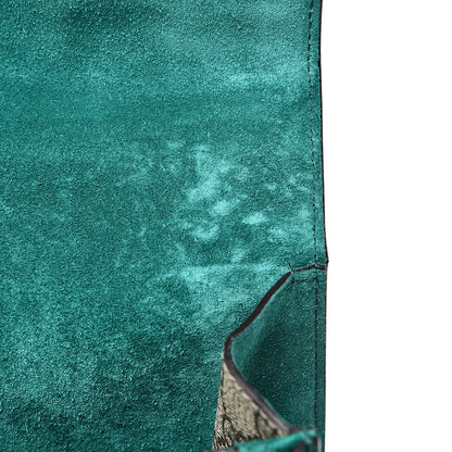 Gucci GG Supreme Monogram Embroidered Medium Dionysus Shoulder Bag Emerald 9 of 11