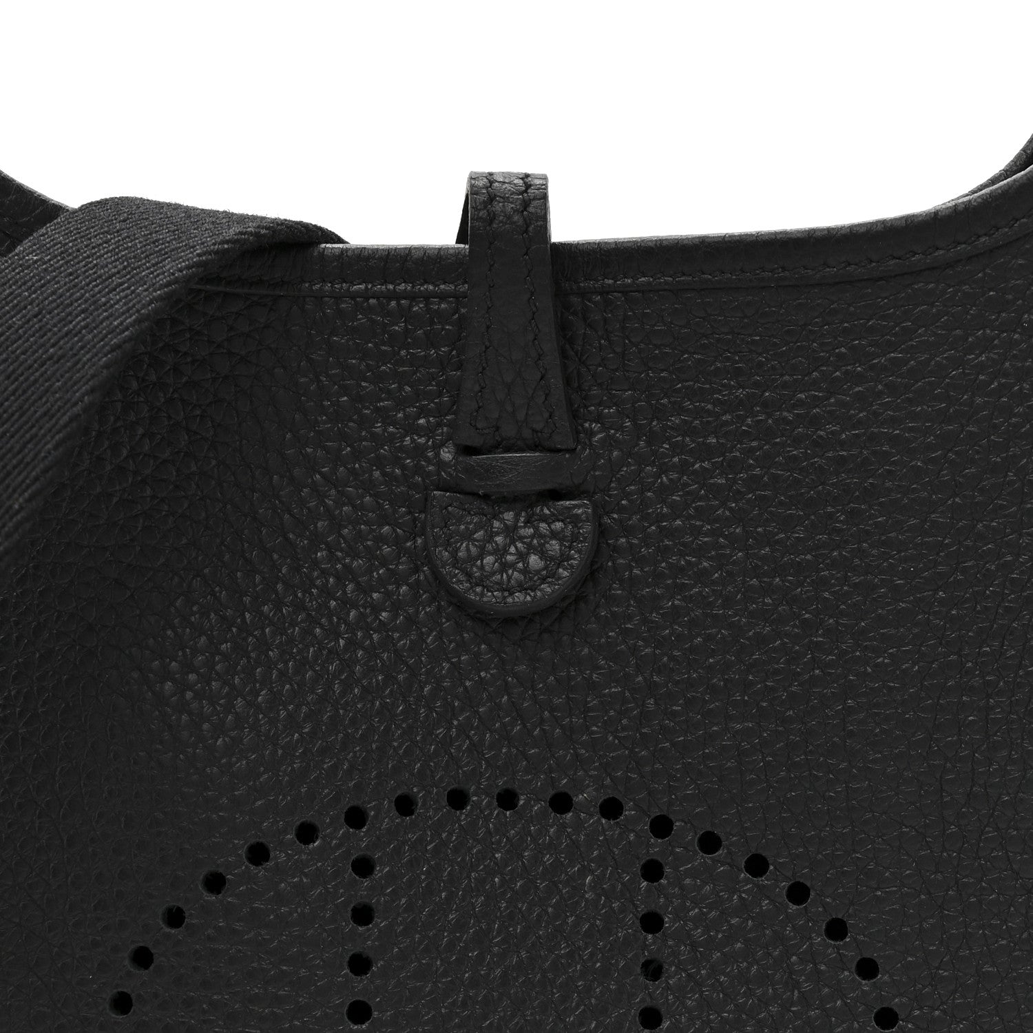 Hermes Taurillon Clemence Evelyne TPM Black 8 of 10