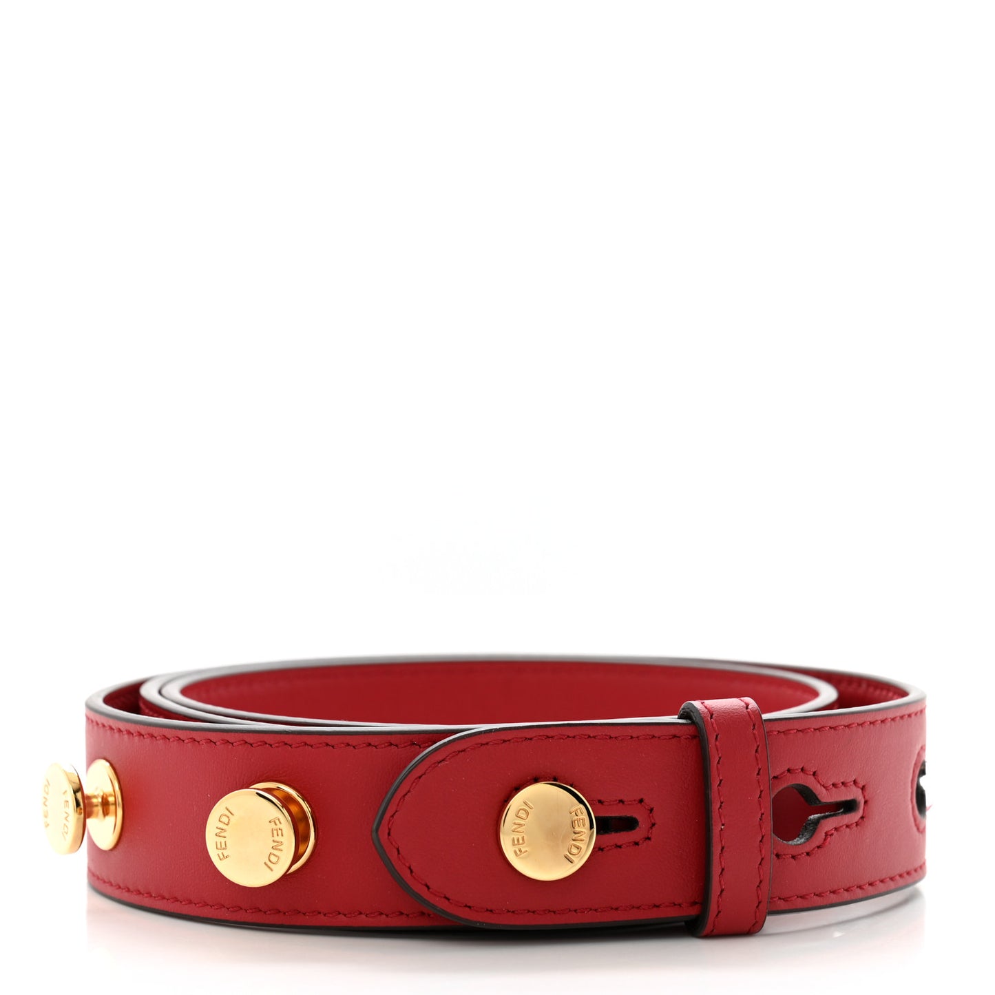 Calfskin Adjustable Strap You Red