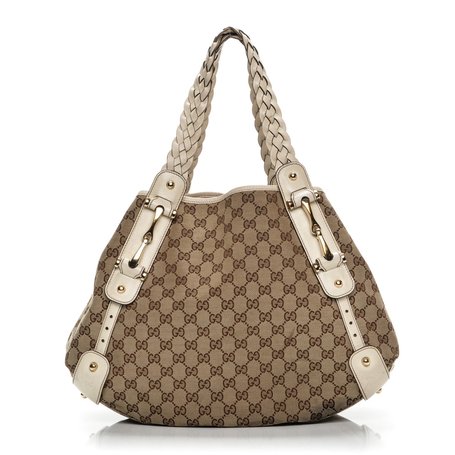 Gucci Monogram Medium Pelham Shoulder Bag Off White 1 of 13