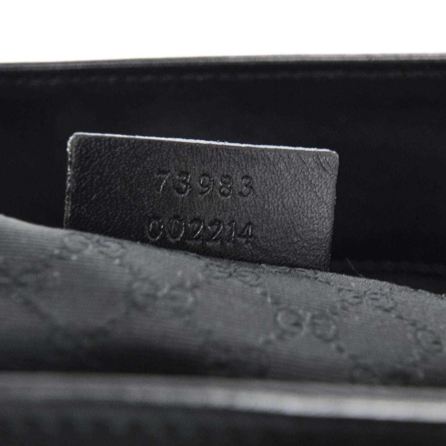 Smooth Leather Web Tote Black