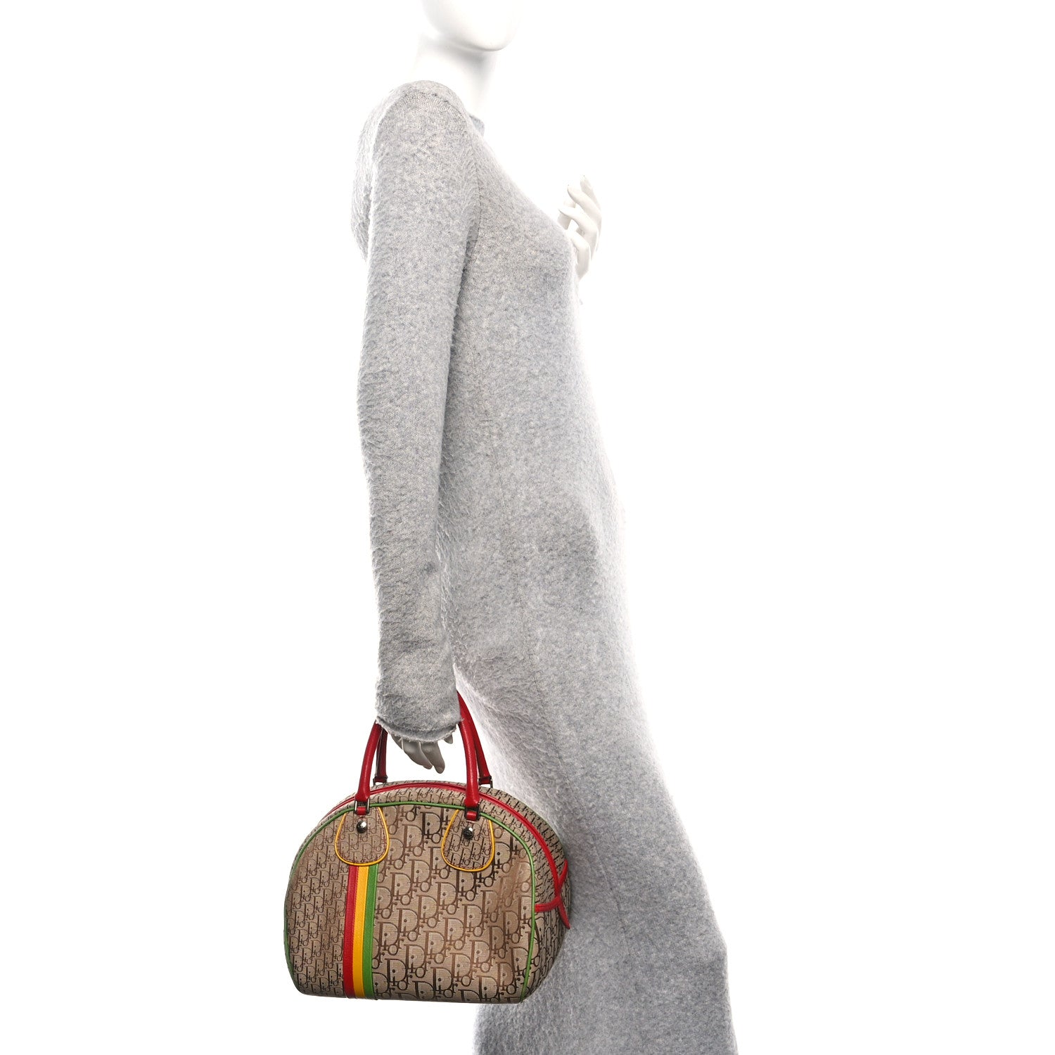 Christian Dior Monogram Rasta Bowler Beige 2 of 10