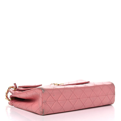 Chanel Lambskin Quilted Pocket Flap Shoulder Bag Pink 4 of 43