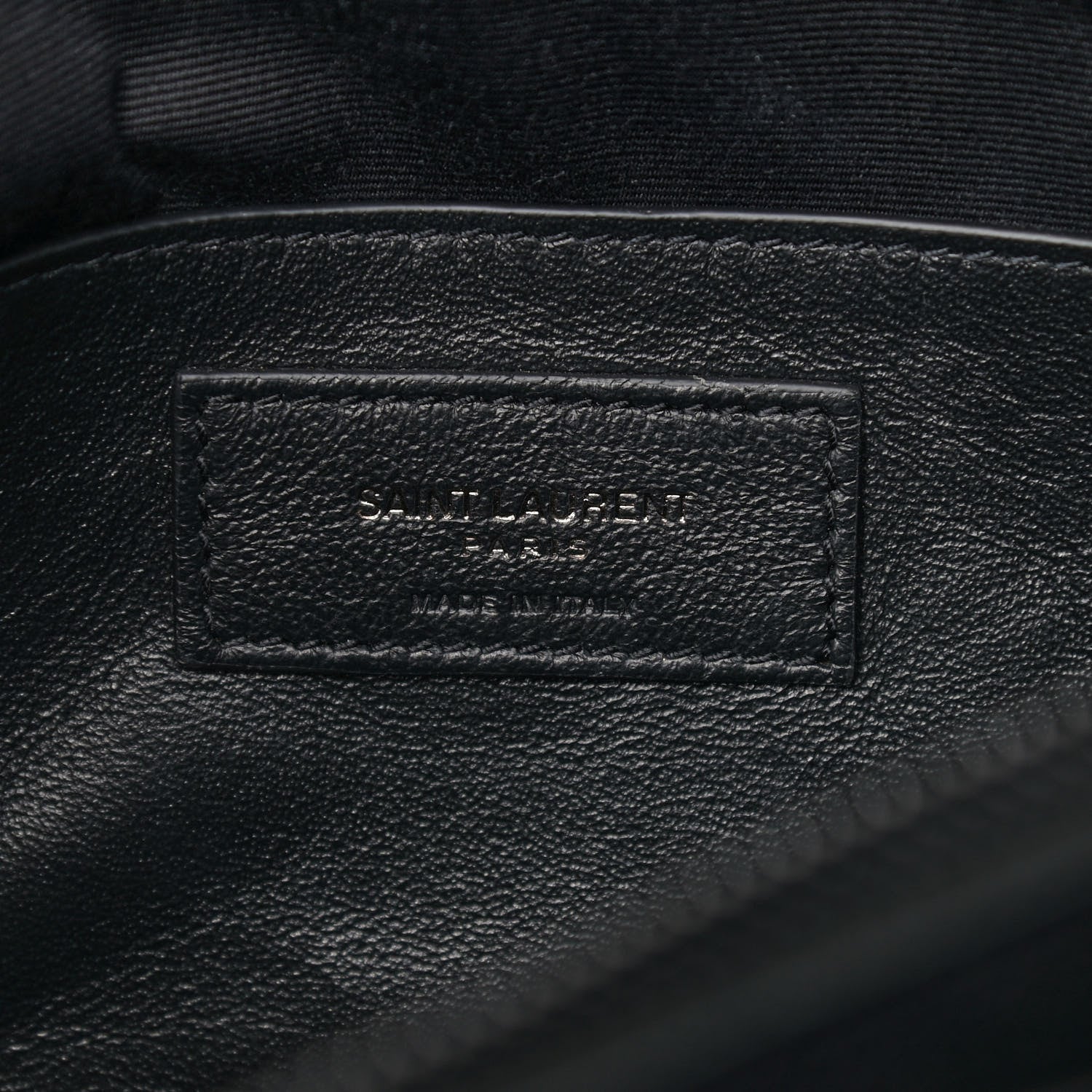 Saint Laurent Sheepskin Matelasse Chevron Monogram Monochrome Large College Satchel Black 6 of 10