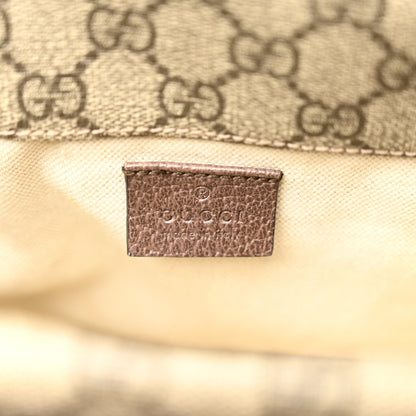 Gucci GG Supreme Monogram Web Neo Vintage Double Flap Messenger Bag Beige New Acero 6 of 10