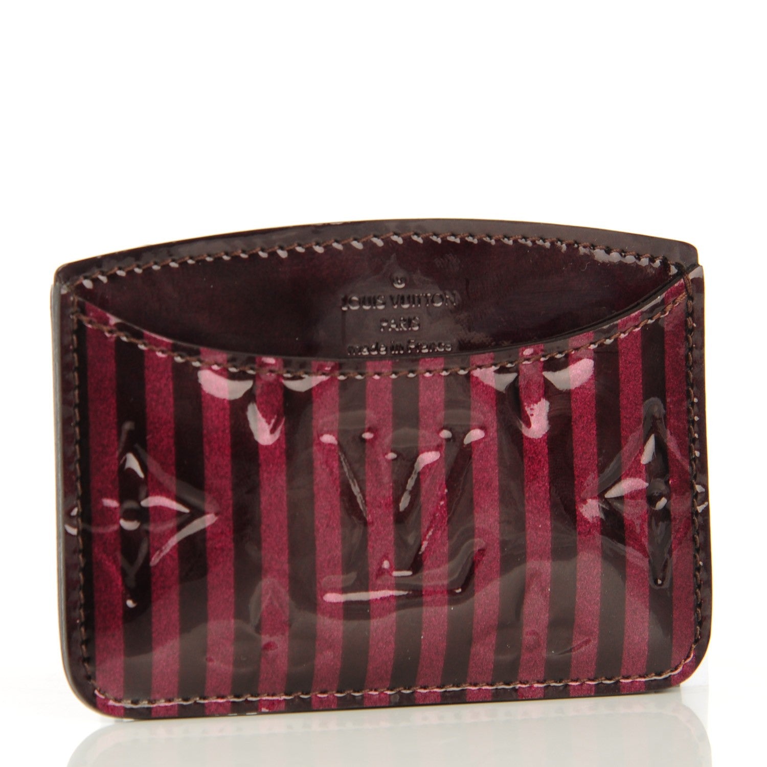 Louis Vuitton Vernis Rayures Mirror Case Amarante 3 of 6