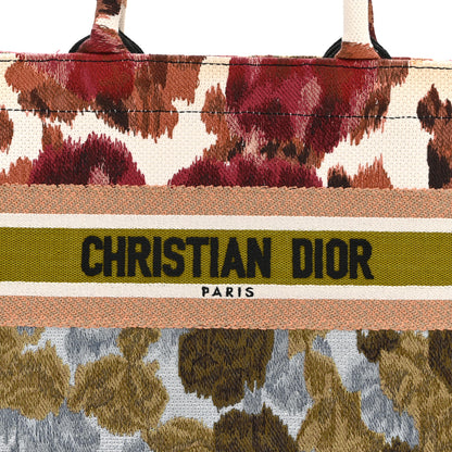 Christian Dior Canvas Embroidered Floral Book Tote Multicolor 8 of 10