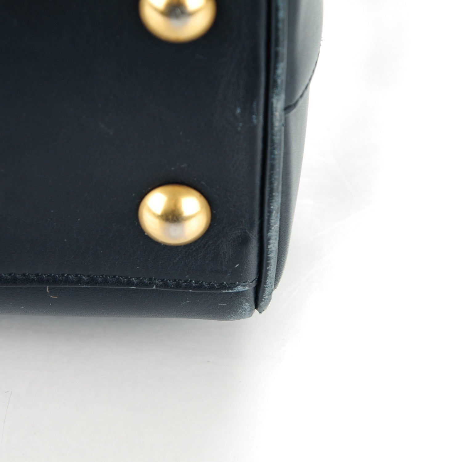 Saint Laurent Calfskin Classic Baby Duffle Marine 11 of 14