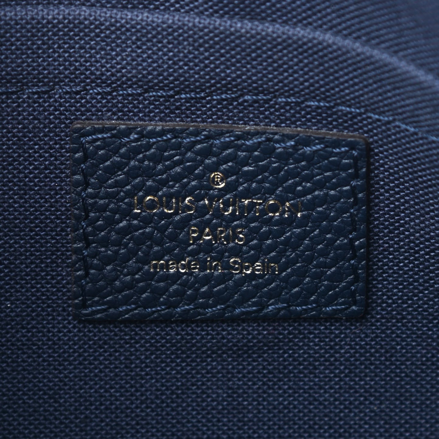 Monogram Pallas Clutch Blue Marine