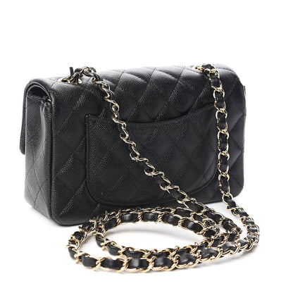 Chanel Caviar Quilted Mini Rectangular Flap Black 3 of 11