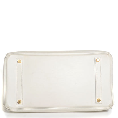 Hermes Swift Bi-Color Birkin 35 Blanc Rouge Vif 6 of 24