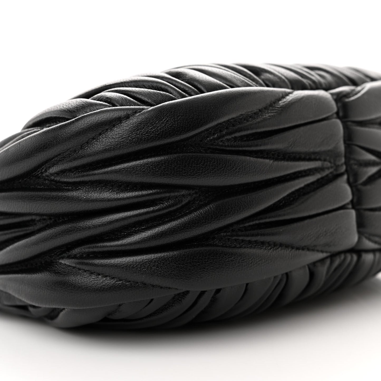 Nappa Matelasse Mini Wander Hobo Black