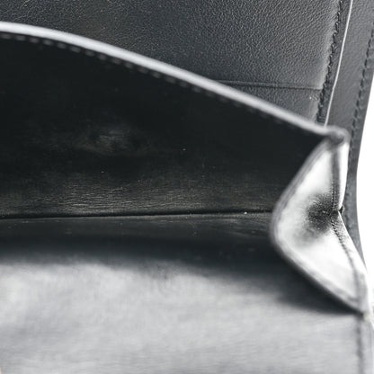 Celine Shiny Calfskin Small Triomphe Wallet Black 7 of 12