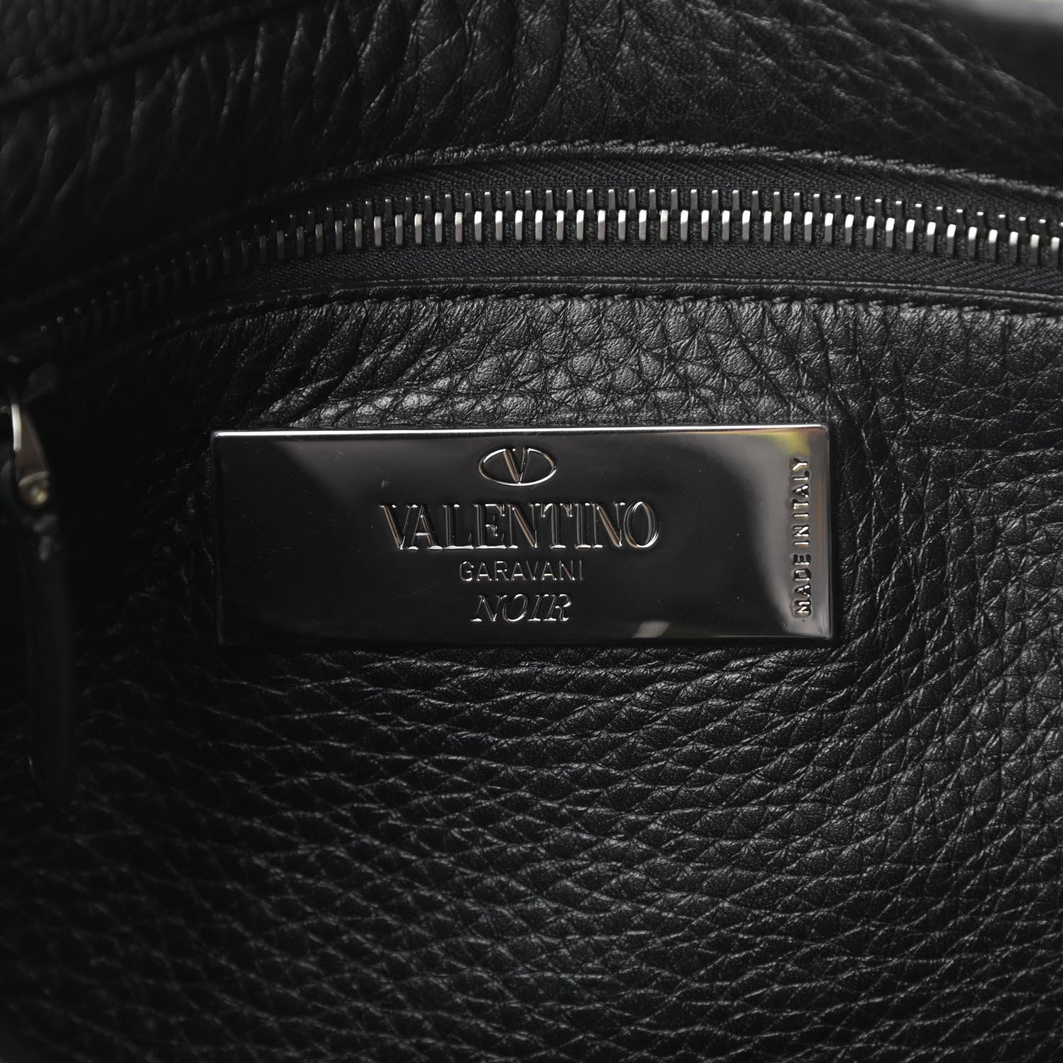 Valentino Garavani Pebbled Calfskin Small Rockstud Rolling Flip-Lock Messenger Bag Black 6 of 10