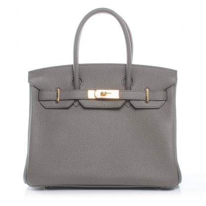 Hermes Taurillon Clemence Birkin 30 Etain 1 of 11