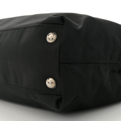 Prada Tessuto Nylon Saffiano Tote Black 9 of 10