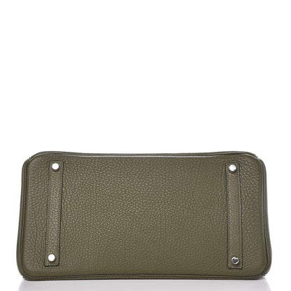 Hermes Togo Birkin 35 Vert Olive 7 of 32