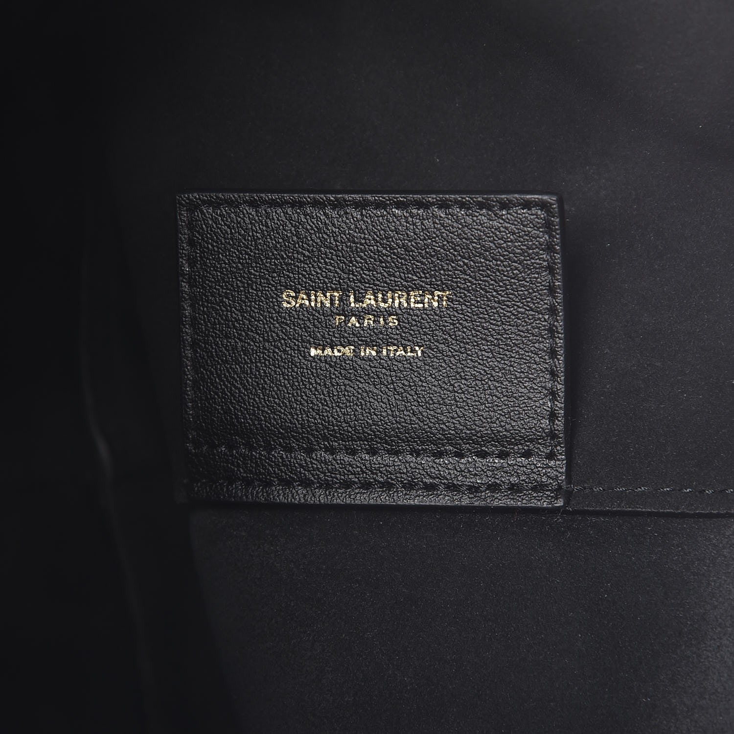 Saint Laurent Calfskin Large Shopping Tote Black 7 of 8