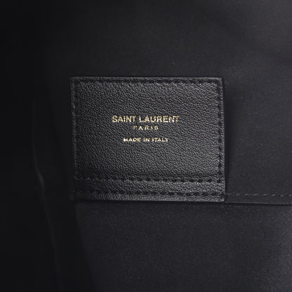 Saint Laurent Calfskin Large Shopping Tote Black 7 of 8