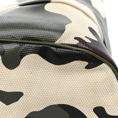 Burberry Coated Canvas Camouflage Print Phoebe Drawcord Pouch Multicolor 13 of 15
