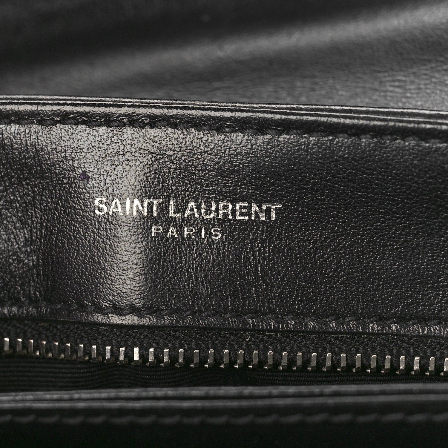 Saint Laurent Calfskin Y Quilted Monogram Toy Loulou Crossbody Bag Black 6 of 9