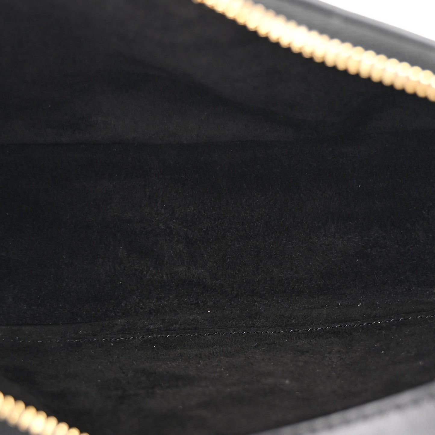 Smooth Calfskin Medium Strap Ava Triomphe Shoulder Bag Black