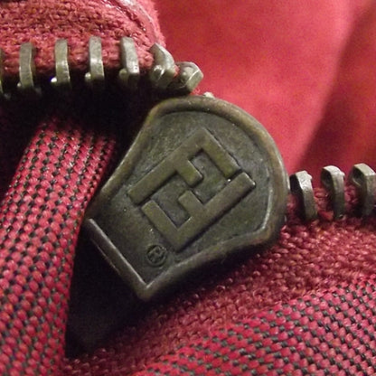Fendi Suede Baguette Red 10 of 14